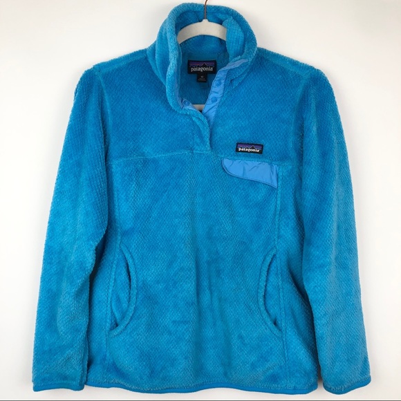 Patagonia Re-tool Fleece Pullover Sweater Blue - Picture 5 of 10